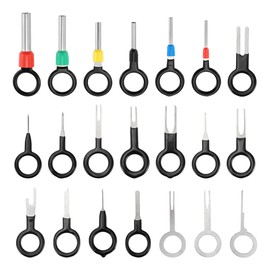 A ABSOPRO Terminal Removal Tool Assortment Kit Wire Connector Terminal Pin Extractor Kit Black 21 Pcs