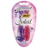 Rastrillo Bic Soleil 3 Hojas de Acero Inoxidable 2 Piezas