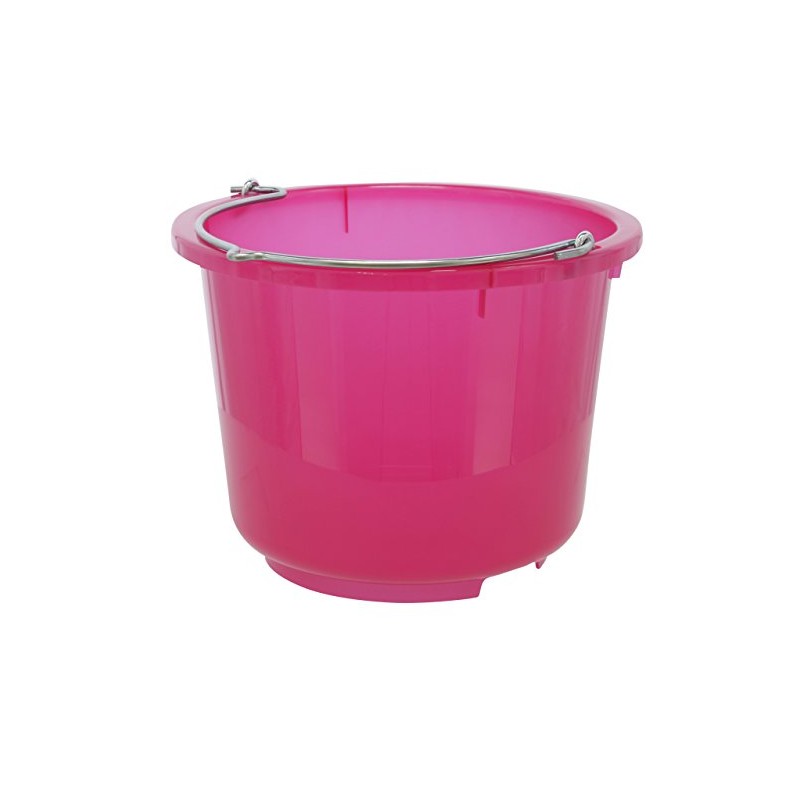 Kerbl All Purpose Bucket Transparent, Pink