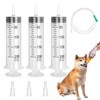 200 ml Plastic Curved Syringe, Pack of 3 Reusable Large