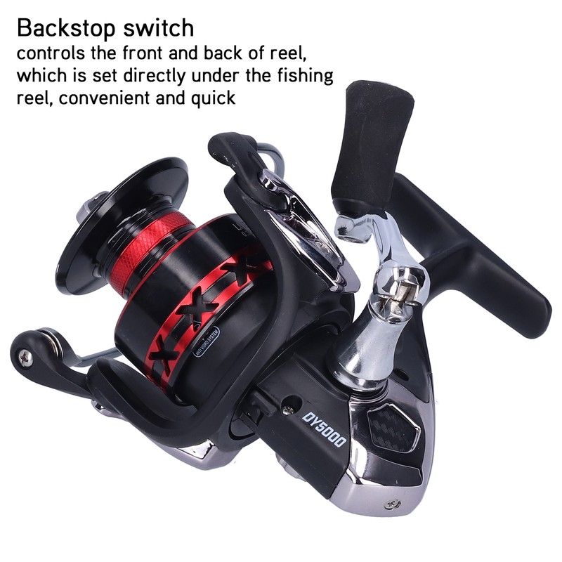 13+1 Bearing Spinning Reel 5.2:1 Gear Ratio Metal Wire Cup