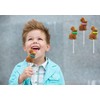Fruidles Easter Bunny Lollipops Suckers, Colorful Easter Eggs, Fat-Free -