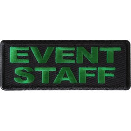 Ivamis Event Staff Patch Green- 4x1.5 inch - P6972
