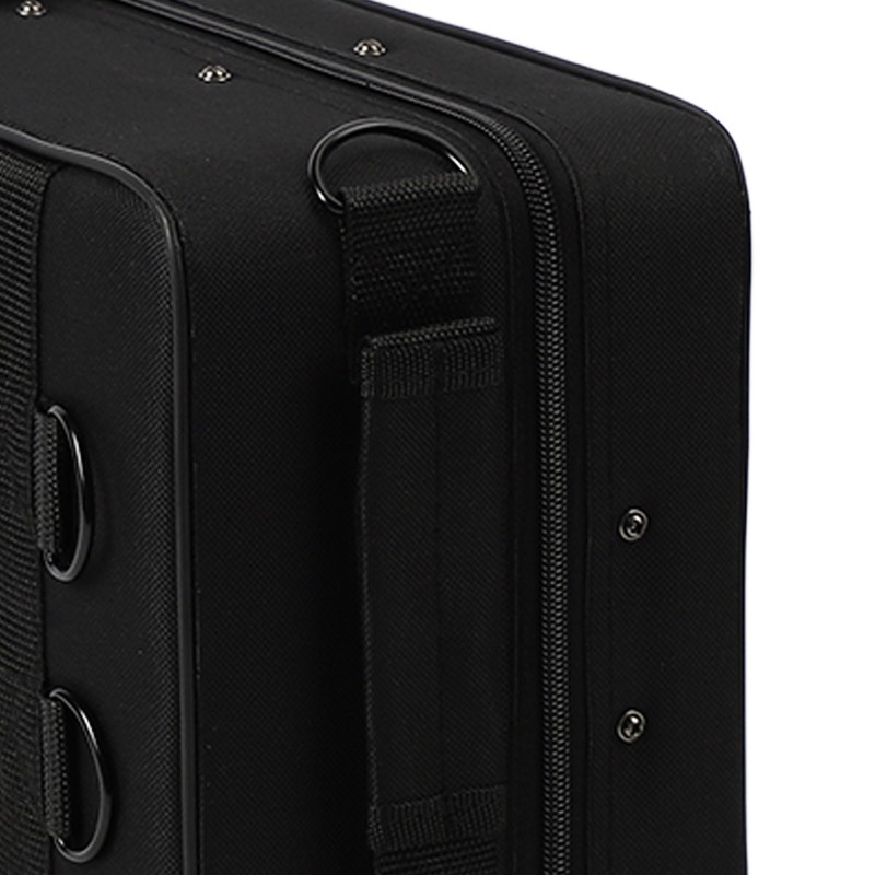 Trumpet Storage Box with Shoulder Strap Multiple Compartments Oxford Cloth