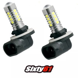 Sixty61 Arctic Cat TZ1 LED Bulbs 2008-2014 (Low Beams) Headlight 881 White Super Bright