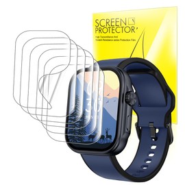 LYSANDRA Compatible for SOUYIE GTX13 Smart Watch Screen Protector, [6 Pack] Full Coverage TPU Clear Film Compatible for Faweio GTX13 1.99" Smart Watch