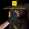 Weight Lifting Gloves Polyester Fiber Hook and Loop High Density