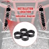 DYSO 2" Suspension Lift Spacer Kit Fit Honda Pioneer 500