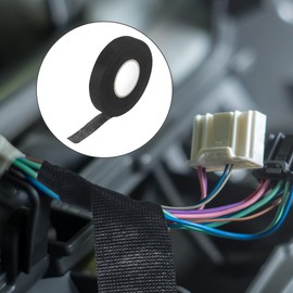 X AUTOHAUX 15mmx15m 49.2ft Automotive Wiring Harness Cloth Tape for Protection