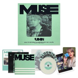 HYBE Ent. JIMIN OF BTS - [MUSE] (BLOOMING Ver.) Photobook + CD-R + Muse Card Set + Coaster + 2 Extra Photocards