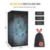 Rolheit Recycling Bin for Kitchen 26 Gallon, Indoor Recycle Bin