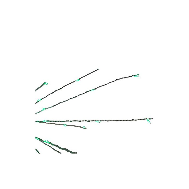 Northlight 20" LED Lighted Firework Silver Branch Hanging Decor -