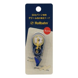 Rolburn Correction Tape Cream 0.16 inch (4 mm) Width [Dark Blue] 500672 428