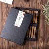 MELLIEX 10 Pairs of Chopsticks Japanese Bamboo Chopsticks Reusable Washable