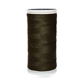 Coats Caja 12 Pzas Hilo Poliéster Liso 3 Cabos Fibra Corta Coats (0635 Verde Seco Intenso)