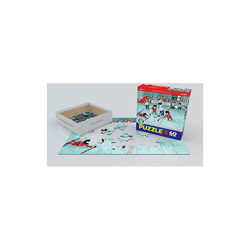 EuroGraphics Hockey Junior League Puzzle (60-Piece), Multi