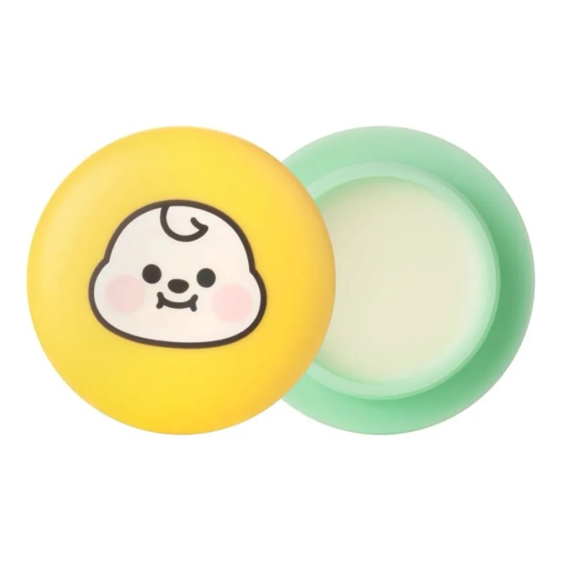 The Creme Shop Macaron Lip Balm Bt21 Chimmy Banana Milk