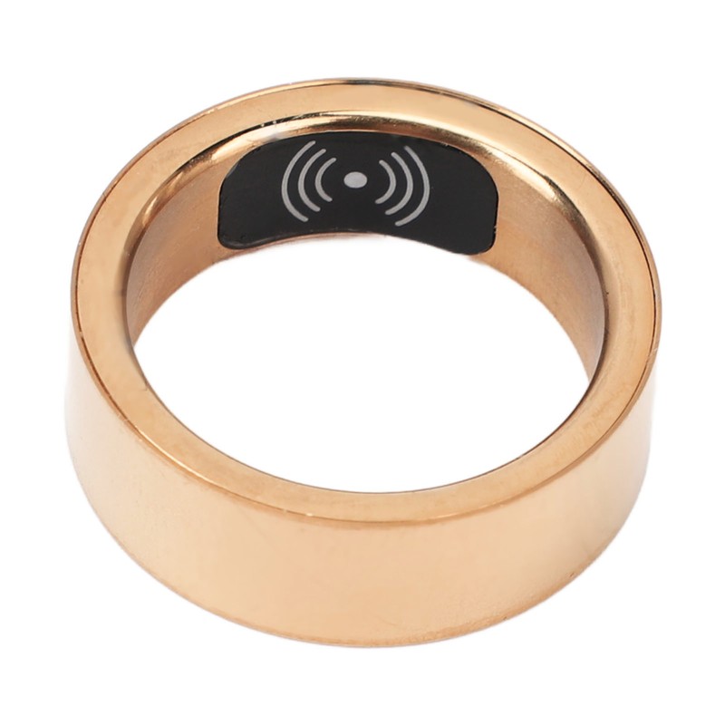 Bluetooth 5.0 Smart Health Ring IP68 Waterproof Stainless Steel Multifunctional