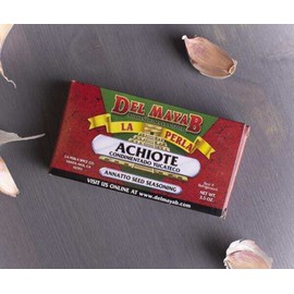 Savory Spice La Perla del Mayab Achiote Paste - Annatto Seed Seasoning (Net: 3.5 oz)