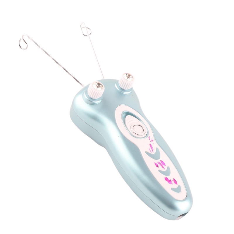 Electric Facial Cotton Threading Epilator Rechargeable Cordless LED Lighting Threading