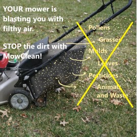 toro, ego, honda, dewalt, SKIL, craftsman, ECHO Allergen Blocking Grass Bag Cover Reduce Allergen, FATHER'S DAY GIFT FREE SHIP