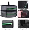 Herb Drying Net with Zip, 2 Layers Herb Dryer Hanging,
