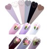 JOSON 24Pcs/6 color flower packaging bag single rose flower bag