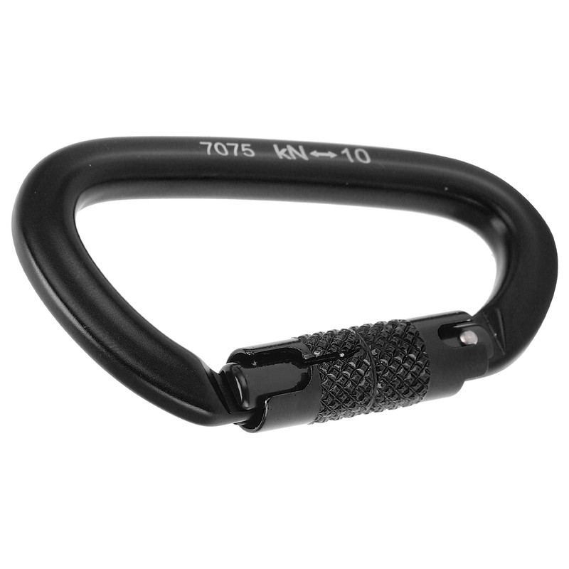 Aluminum Auto Locking Climbing Carabiner Clips Twist Lock DRing Clip