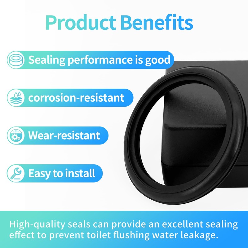 Toilet Seal Flush Pipe for Geberit Seal - 2 Pieces