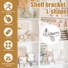 Shelves for Cupboards, 30 Pieces Shelf Brackets, 5 mm Shelf