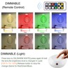 BIGMONAT Color Changing Ceiling Light, Wireless Big Puck Light Indoor