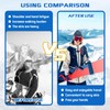 Pack of 2, Ski Carry Strap and Poles, Carry Strap,