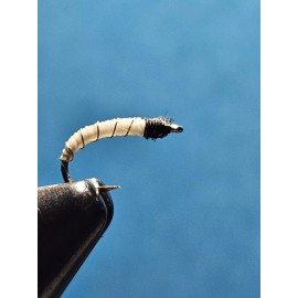 Unbranded Miracle Midge Larva Zebra  Nymph Fly size 18 FREE SHIPPING