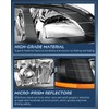 Nilight Headlight Assembly Compatible with 1998 1999 2000 2001 2002