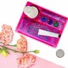 ZORESCOLEO Silicone Pallet Resin Mold Rolling Pallet Mold Storage Box