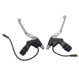 BQSHOP Waterproof Electronic Brake Lever Set for Electric Bicycle Bike (Black)