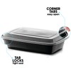 Zencart 12 Pack Meal Prep Containers Reusable, BPA Free Food