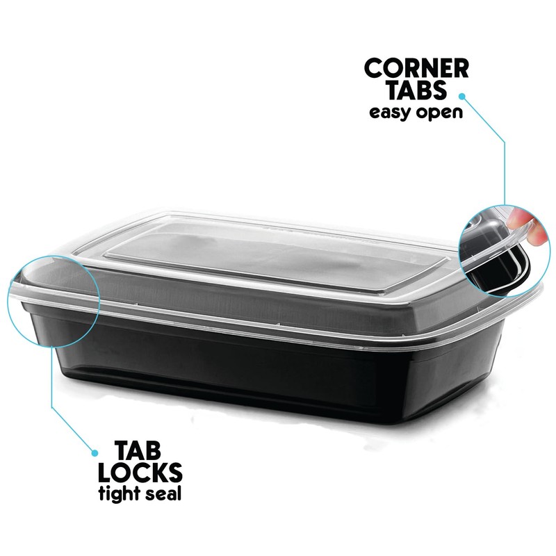 Zencart 12 Pack Meal Prep Containers Reusable, BPA Free Food
