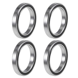 TOP-VIGOR 4Pcs 6704-2RS Deep Groove Ball Bearings, Z2 20mm x 27mm x 4mm Double Sealed Industrial Bearings, Chrome Steel Skateboard Bearings for Electrical Instrument Equipment