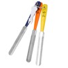 3pcs Nut File Tapered Cutting Edge Comfortable Handle Double Sided