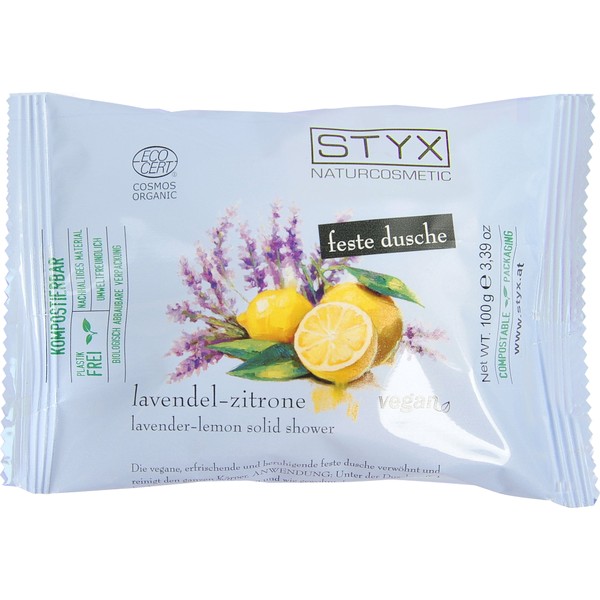 STYX Lavender & Lemon Solid Shower Soap, 100 g