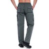 WZIKAI Mens Convertible Hiking Pants with Multi Pockets Waterproof Lightweight