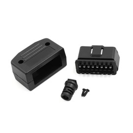 A ABSOPRO OBD2 GPS Diagnostic Male Connector Adapter Socket Housing Kit