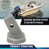 PIT66 Motor Toter Stud W/Holes Fit for Marine Tracker 160825