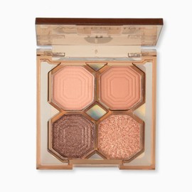 GECOMO Shining Gems, 4 Colors, Eyeshadow Palette, Eye Makeup, Pearl Effect, Easy to Hold, 01# smoother