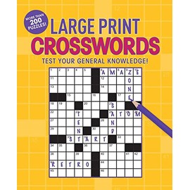 Large Print Crosswords (Large Print Puzzle Books)