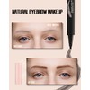 Microblading Liquid Eyebrow Pencil, Waterproof Smudgeproof Multiple Fork Tip Angled