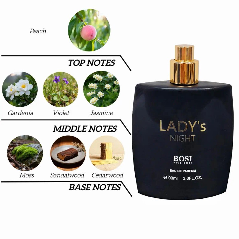 Ladies Night - 90ml, Diamond Cap, an Unforgettable Evening Glamour
