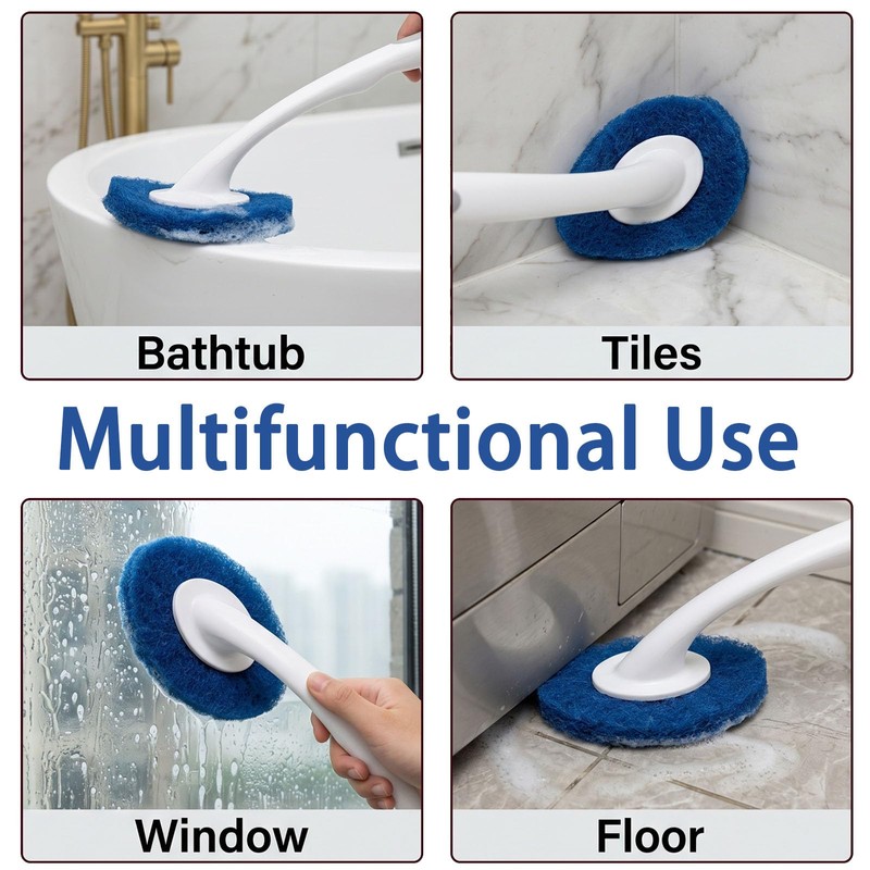 6 Pack –Tub and Tile Scrubber Refill（Blue）