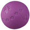 Trixie Natural Rubber Toy Dog Ball with Sound, 7 cm-